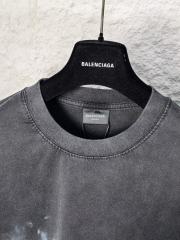 BLCG Vintage Washed Print Black Tee