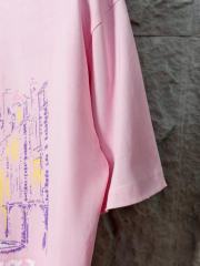 BLCG Fountain Print Pink Tee