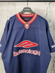 BLCG Oversized Football Jersey Print Short Sleeve T-shirt