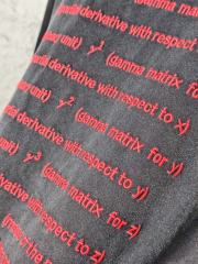 BLCG Dirac Formula Print Black Tee