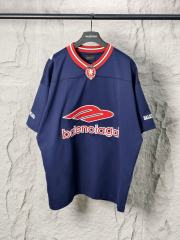 BLCG Oversized Football Jersey Print Short Sleeve T-shirt