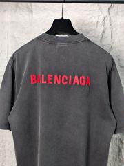 BLCG Red Logo Washed Black Tee