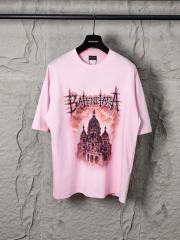 BLCG Gothic Church Print Pink T-shirt
