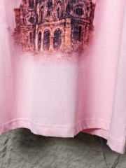 BLCG Gothic Church Print Pink T-shirt