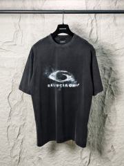 BLCG Vintage Washed Print Black Tee