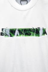 BLCG Green Tape Print Logo White T-shirt