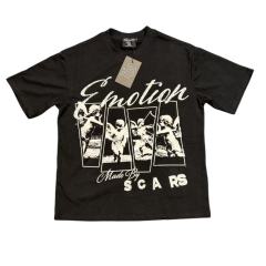 Cupid Four-Panel Print T-Shirt - Vintage Oversized Streetwear tee 28978774