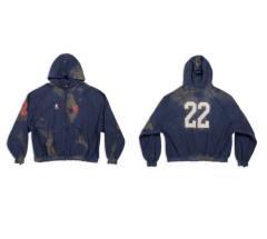 1:1 Top Quality BLCG Polo 22 Dirty Fit Mud Dye Destroyed Zip-Up Hoodie