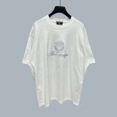 BLCG Embroidered Crest & Script Logo Oversized T-Shirt