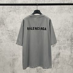 BLCG Front and Back Embroidered Logo Oversized Cotton T-Shirt
