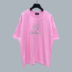 BLCG Embroidered Crest & Script Logo Oversized T-Shirt