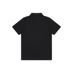 Classic Black Piqué Polo Shirt