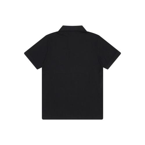 Classic Black Piqué Polo Shirt
