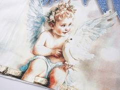 Dove Angel Gradient Rhinestone Print Washed Tee 2 colors 29105639