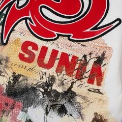Splatter Graffiti Racing Print Washed Tee 2 colors 29098142