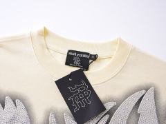 Dove Angel Gradient Rhinestone Print Washed Tee 2 colors 29105639