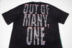 Vintage doomsday ruins submerged Statue of Liberty cracked slogan distressed T-shirt 29053411