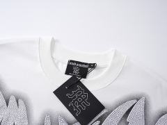 Dove Angel Gradient Rhinestone Print Washed Tee 2 colors 29105639