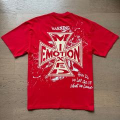 Red Warning Cupid Print Washed Tee 29105637