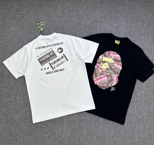 1:1 Quality Bape A Bathing 26SS Chocolate T-Shirt White Black