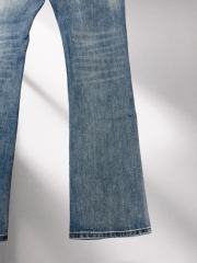 1:1 quality version Vintage Destroyed Bootcut Denim Pants