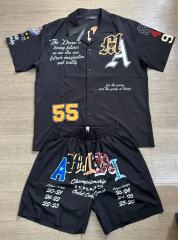 Amir* Varsity Championship Print Shirt & Shorts