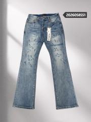 1:1 quality version Vintage Destroyed Bootcut Denim Pants