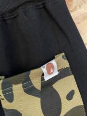 bape Shark Embroidery Small Logo Heavyweight Cotton Casual Shorts 29060744