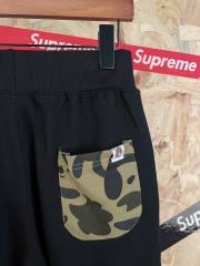 bape Shark Embroidery Small Logo Heavyweight Cotton Casual Shorts 29060744