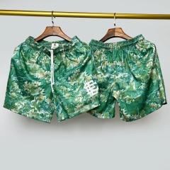 1:1 Top Quality Eric Emanuel Green Leaf Camo Mesh Swim Shorts