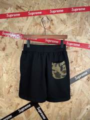 bape Shark Embroidery Small Logo Heavyweight Cotton Casual Shorts 29060744