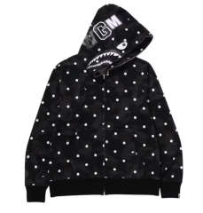 1:1 Top Quality BAPE ABC Dot Shark Full Zip Hoodie