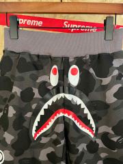 bape Shark Cotton 3D Printed Drawstring Shorts 29060756