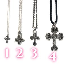 CH Flame Floral Cross Multi-Size Series Necklace