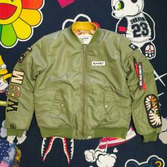 4 Colors Bape Reversible ABC Camo Padded Cotton Jacket