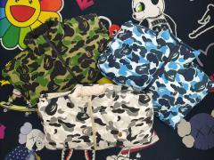 4 Colors Bape Reversible ABC Camo Padded Cotton Jacket