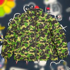 4 Colors Bape Reversible ABC Camo Padded Cotton Jacket