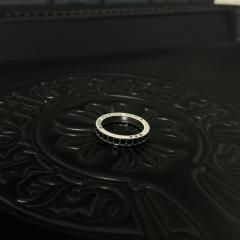 CH Silver Black Onyx Full Eternity Band Ring