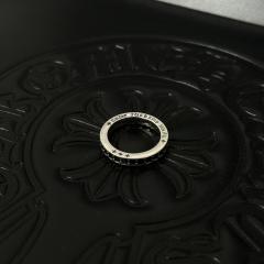 CH Silver Black Onyx Full Eternity Band Ring