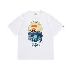 Bape T-Shirt Black White