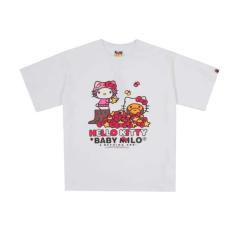 Bape Babymilo Hellokitty T-Shirt White