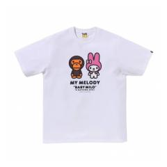 Bape Babymilo T-Shirt Black White