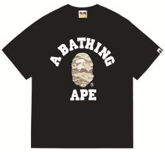 Bape T-Shirt Black White
