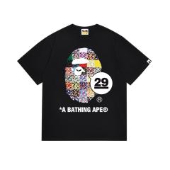 Bape T-Shirt Black White