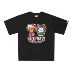 Bape T-Shirt Black White
