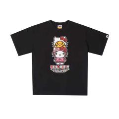 Bape Hello Kitty T-Shirt Black White