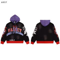 Valley Forever Color Block Purple Hood Zip Up Jacket
