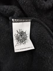 Black Red Outline Bubble Star Letter Sweat Shorts
