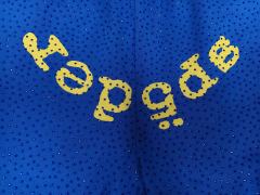 Blue All Over VVS Rhinestone Shorts