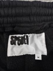 Black Red Outline Bubble Star Sweat Shorts